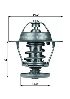 Thermostat, Kühlmittel
