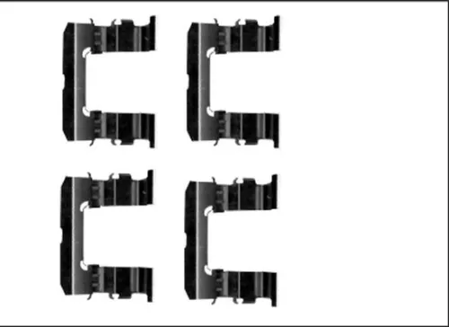 Zubehörsatz, Scheibenbremsbelag