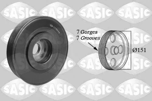 Riemenscheibe, Kurbelwelle