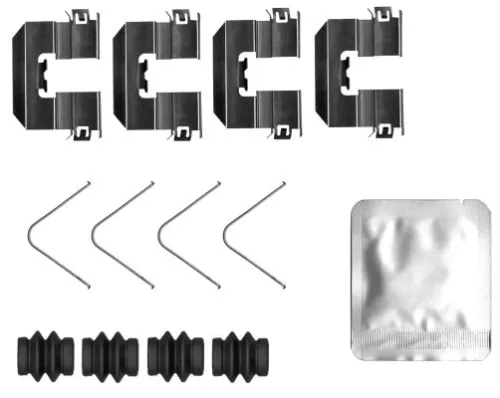 Zubehörsatz, Scheibenbremsbelag