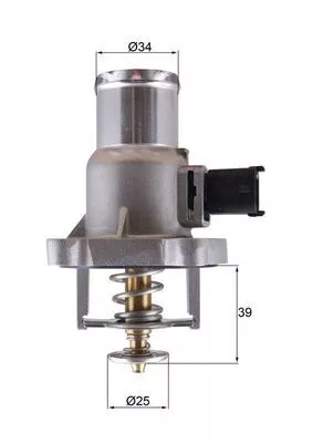 Thermostat, Kühlmittel