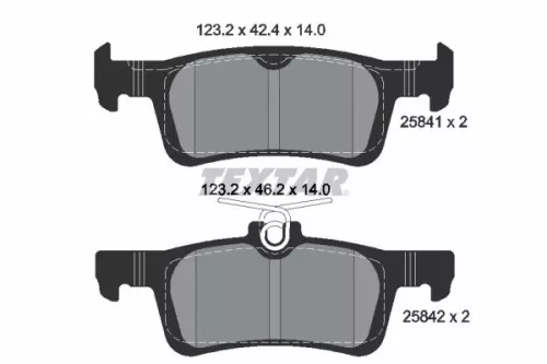 Bremsbelagsatz, Scheibenbremse