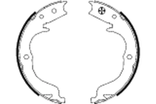 Bremsbackensatz, Feststellbremse