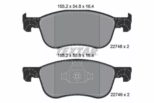 Bremsbelagsatz, Scheibenbremse