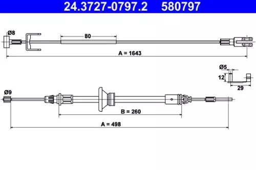 Seilzug, Feststellbremse