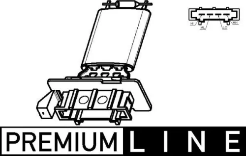 Widerstand, Innenraumgebläse