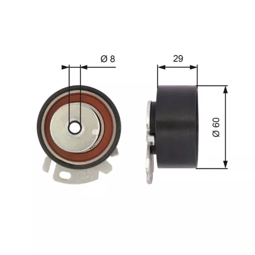 Spannrolle, Zahnriemen