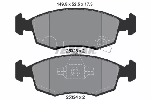 Bremsbelagsatz, Scheibenbremse