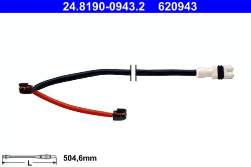 Warnkontakt, Bremsbelagverschleiß