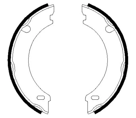 Bremsbackensatz, Feststellbremse