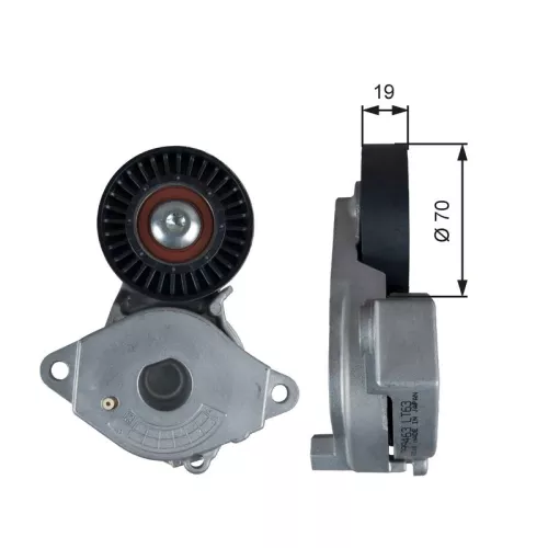 Riemenspanner, Keilrippenriemen