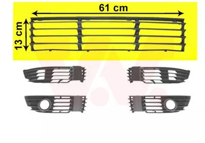 Lüftungsgitter, Stoßfänger