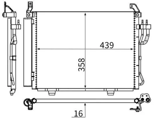 Kondensator, Klimaanlage