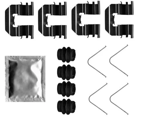 Zubehörsatz, Scheibenbremsbelag