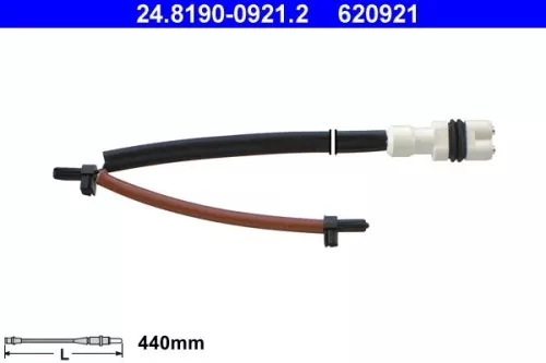 Warnkontakt, Bremsbelagverschleiß