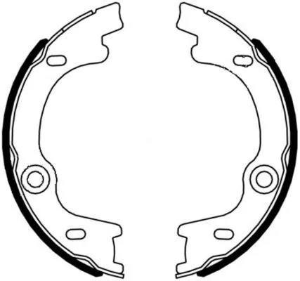 Bremsbackensatz, Feststellbremse