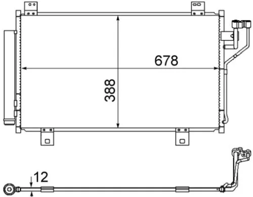 Kondensator, Klimaanlage