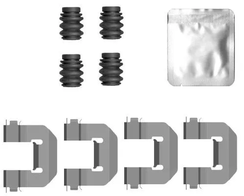 Zubehörsatz, Scheibenbremsbelag