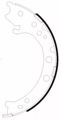 Bremsbackensatz, Feststellbremse