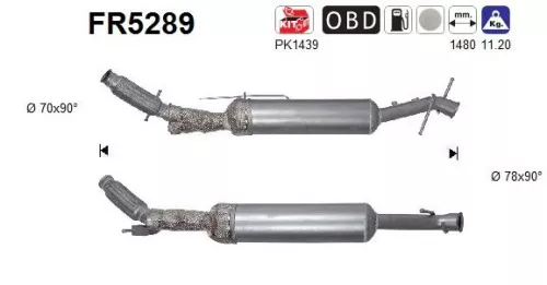 Ruß-/Partikelfilter, Abgasanlage