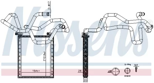 Wärmetauscher, Innenraumheizung