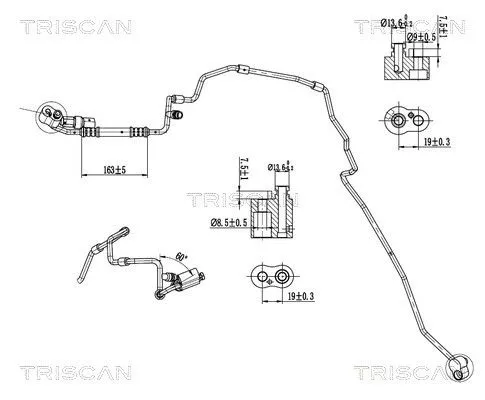 Hochdruck-/Niederdruckleitung, Klimaanlage