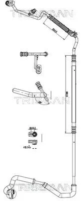 Hochdruck-/Niederdruckleitung, Klimaanlage