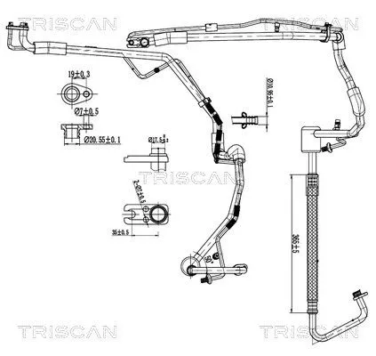 Hochdruck-/Niederdruckleitung, Klimaanlage