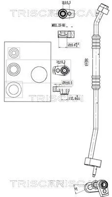 Hochdruck-/Niederdruckleitung, Klimaanlage