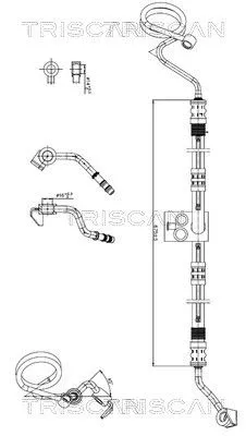 Hydraulikschlauch, Lenkung