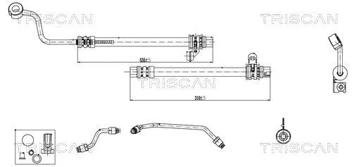 Hydraulikschlauch, Lenkung