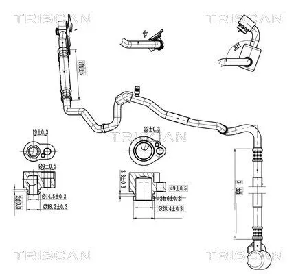 Hochdruck-/Niederdruckleitung, Klimaanlage
