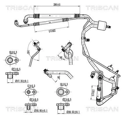 Hochdruck-/Niederdruckleitung, Klimaanlage