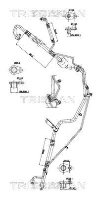 Hochdruck-/Niederdruckleitung, Klimaanlage