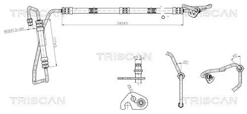 Hydraulikschlauch, Lenkung