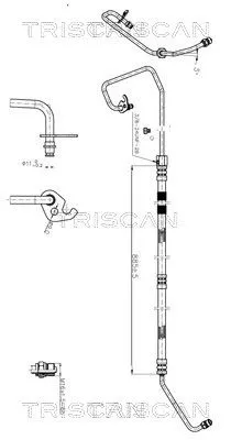 Hydraulikschlauch, Lenkung