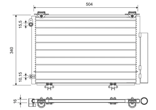 Kondensator, Klimaanlage