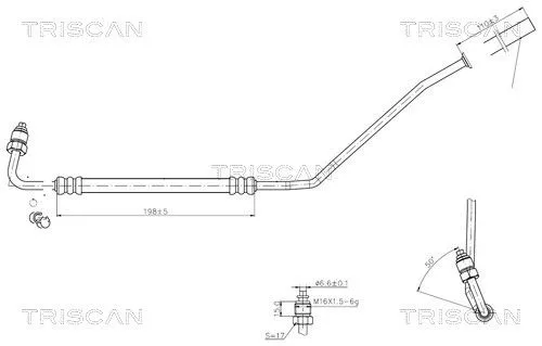 Hydraulikschlauch, Lenkung
