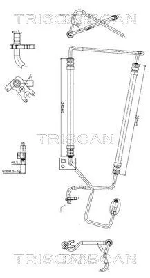 Hydraulikschlauch, Lenkung