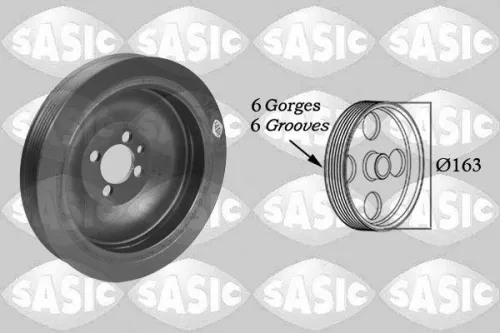 Riemenscheibe, Kurbelwelle