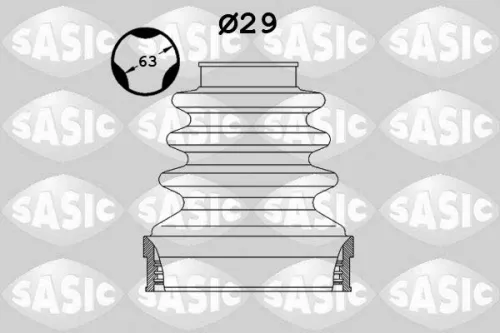 Faltenbalgsatz, Antriebswelle