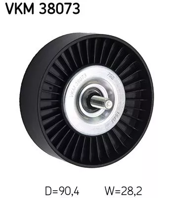 Umlenk-/Führungsrolle, Keilrippenriemen