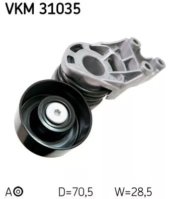 Riemenspanner, Keilrippenriemen