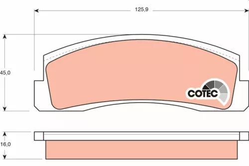 Bremsbelagsatz, Scheibenbremse