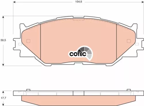 Bremsbelagsatz, Scheibenbremse