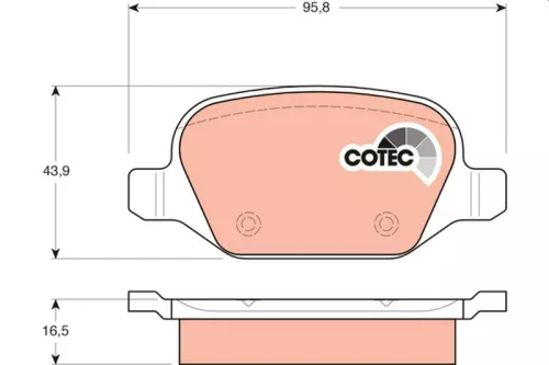 Bremsbelagsatz, Scheibenbremse