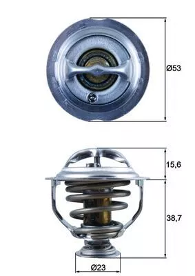 Thermostat, Kühlmittel